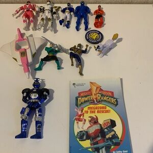 Mighty Morphin Power Rangers Action Figure Bundle lot of 12
